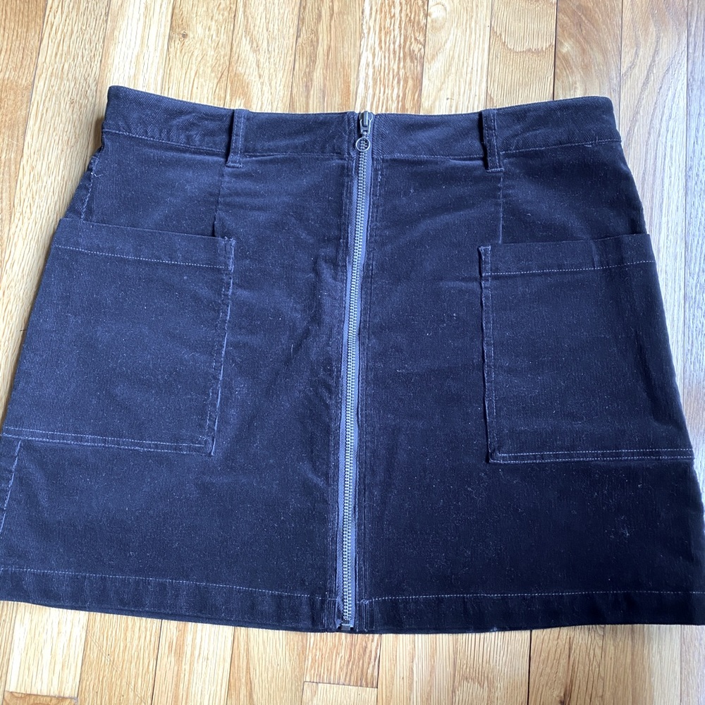 Black corduroy skirt by 1. State from Macy’s.